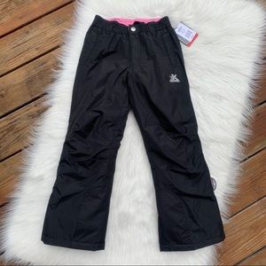 Youth Black Snow/Ski Pants NET Sz 7/8